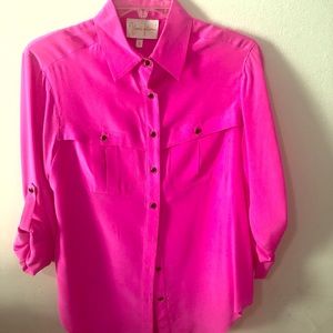 Yumi Kim Neon Pink Blouse